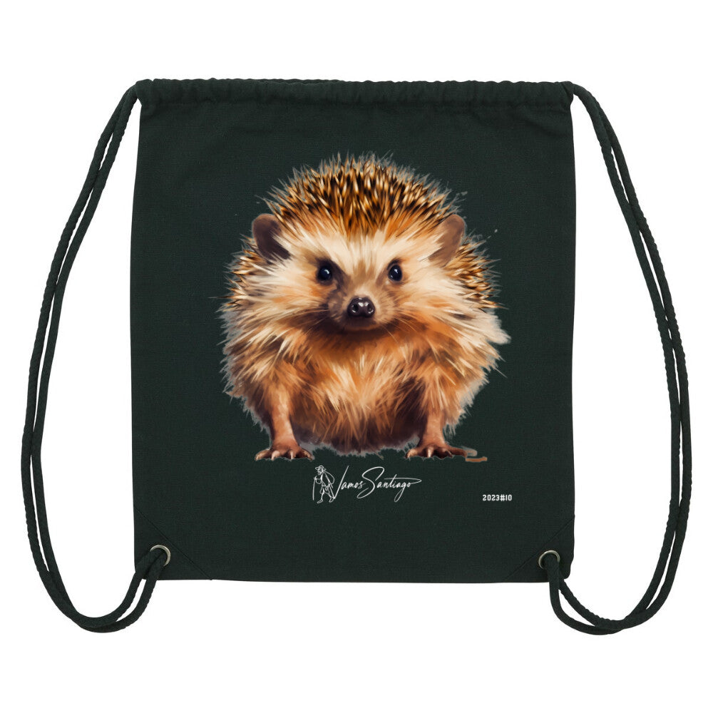 *Mutiger Igel* - Gym Bag schwarz