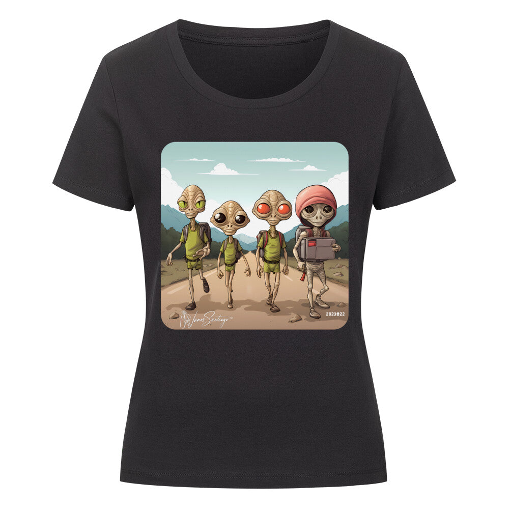 Alien t shirt damen best sale