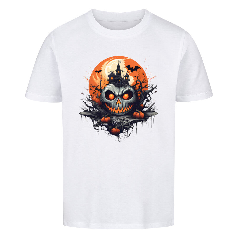 halloween_geisterschloss-kinder-t-shirt-weiss
