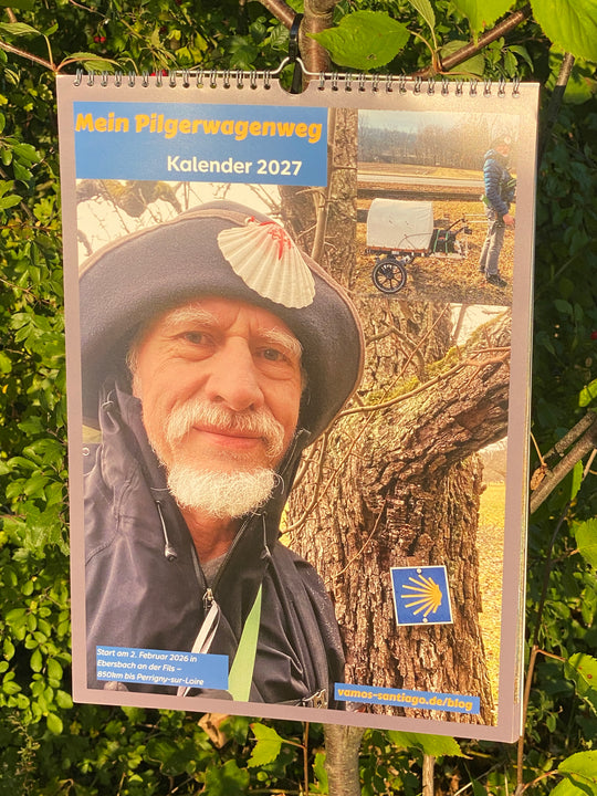 Mein Pilgerwagenweg – Der Jakobsweg Kalender 2027