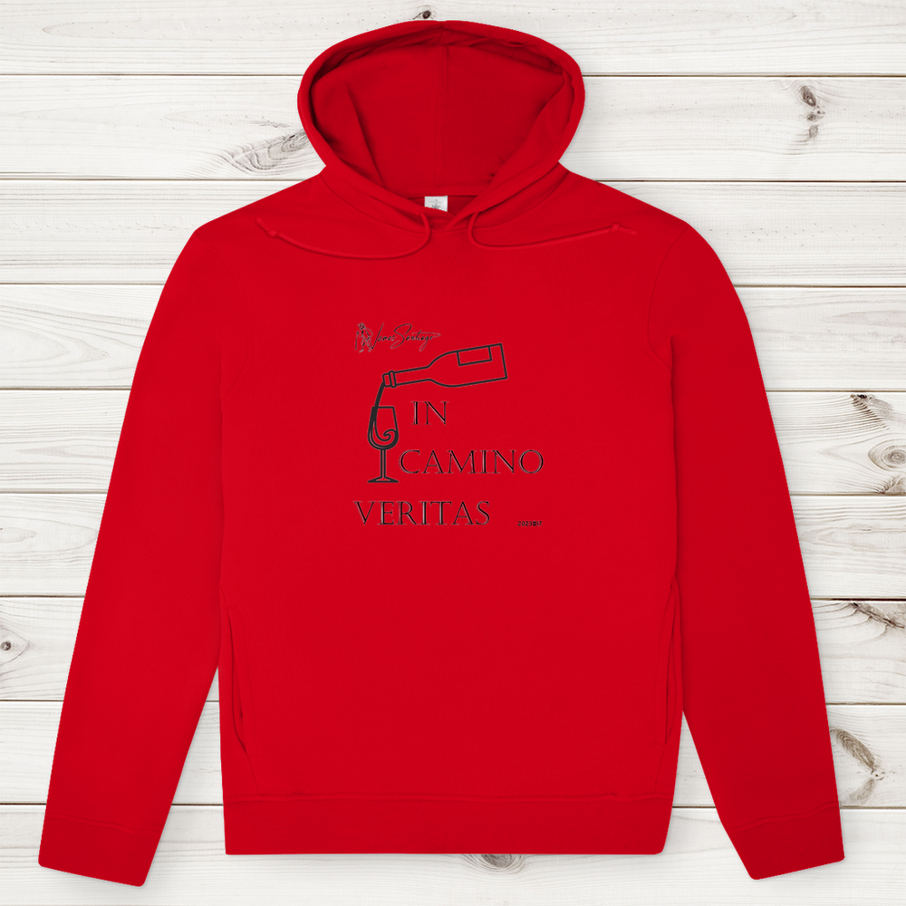 In Camino Veritas – Hoodie aus Bio-Baumwolle