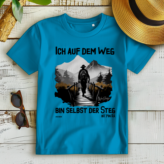 Ich auf dem Weg – Damen T-Shirt aus Bio-Baumwolle