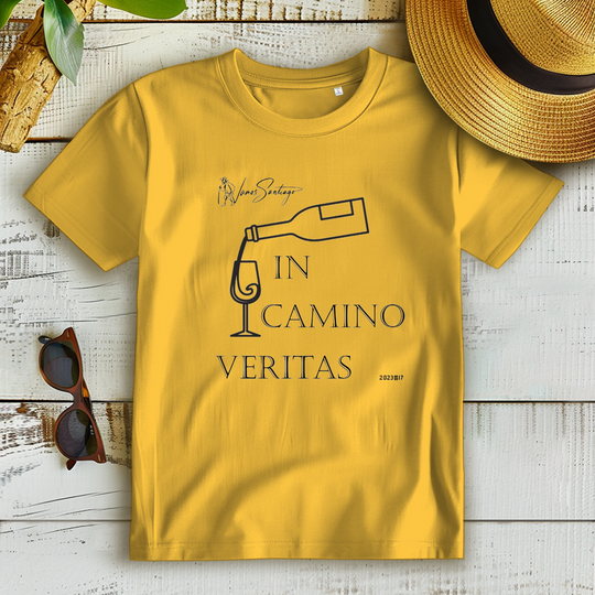 In Camino Veritas – Damen T-Shirt aus Bio-Baumwolle