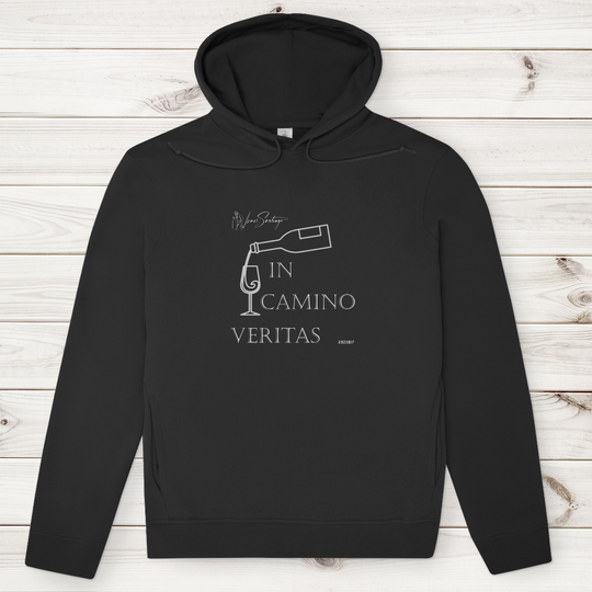 In Camino Veritas – Hoodie aus Bio-Baumwolle