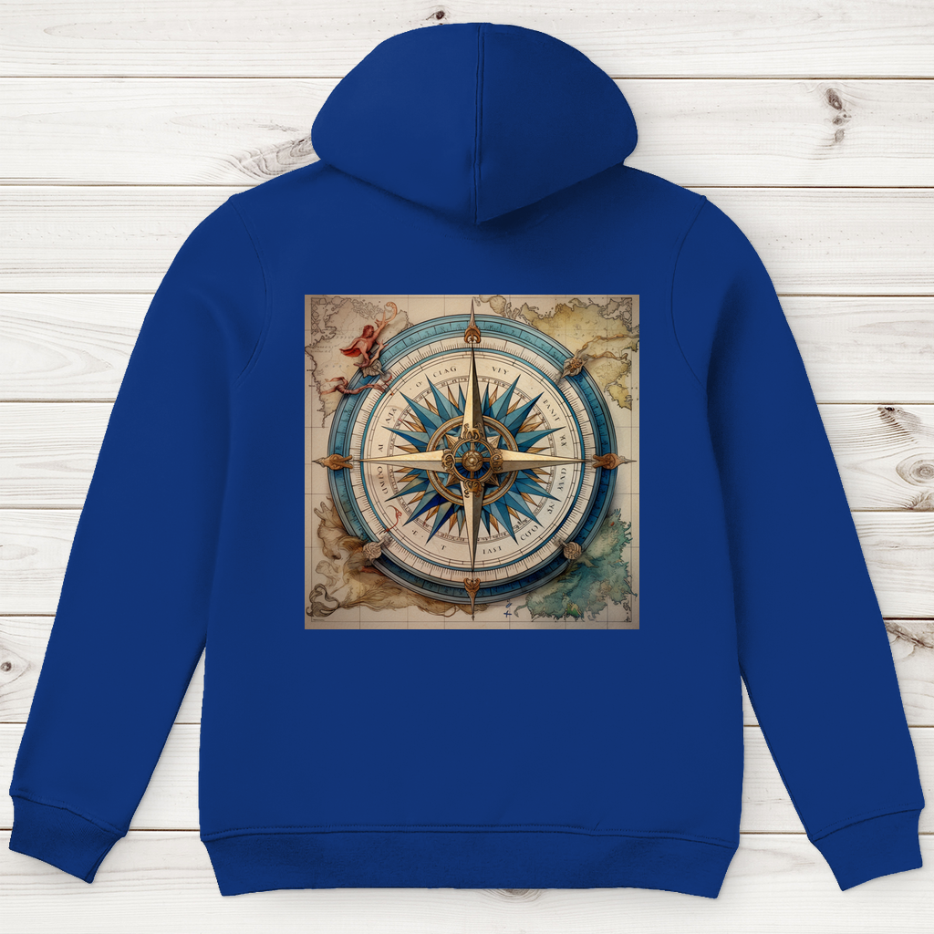 Windrose – Herren Hoodie aus Bio-Baumwolle