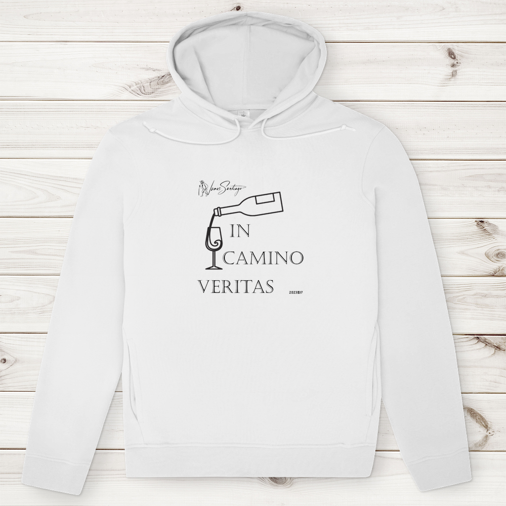 In Camino Veritas – Hoodie aus Bio-Baumwolle