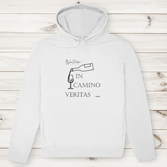 In Camino Veritas – Hoodie aus Bio-Baumwolle