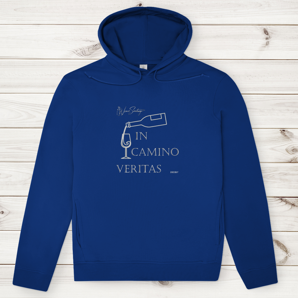In Camino Veritas – Hoodie aus Bio-Baumwolle
