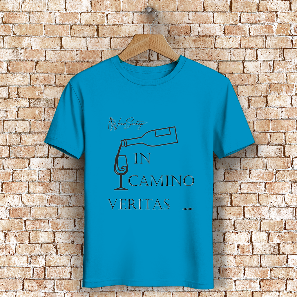 In Camino Veritas – Herren T-Shirt aus Bio-Baumwolle