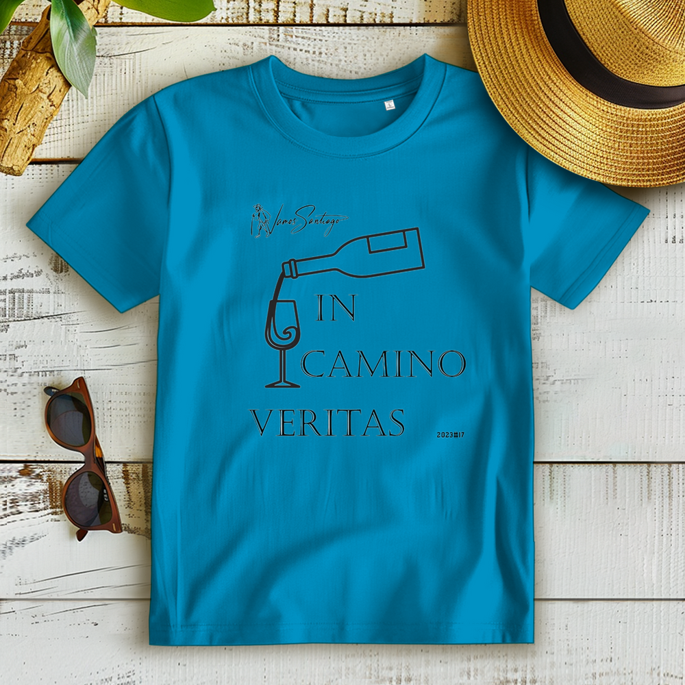In Camino Veritas – Damen T-Shirt aus Bio-Baumwolle