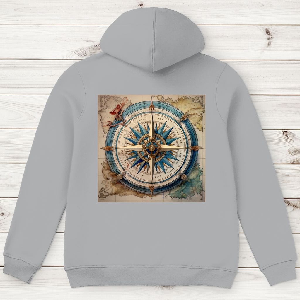 Windrose – Herren Hoodie aus Bio-Baumwolle