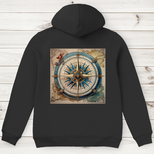 Windrose – Herren Hoodie aus Bio-Baumwolle