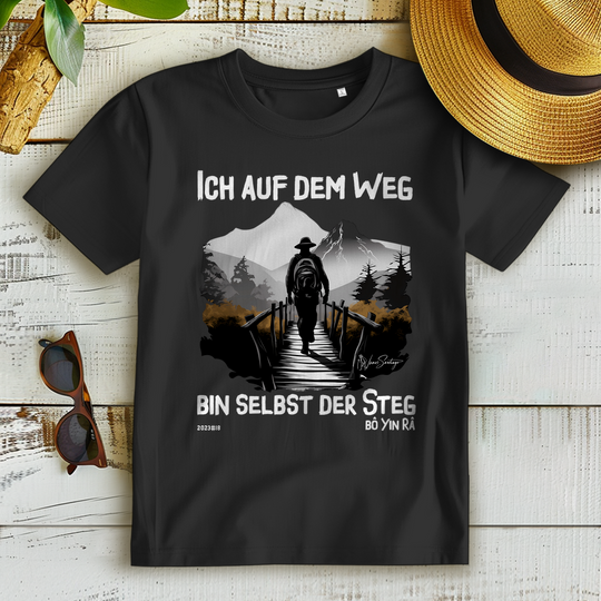 Ich auf dem Weg – Damen T-Shirt aus Bio-Baumwolle