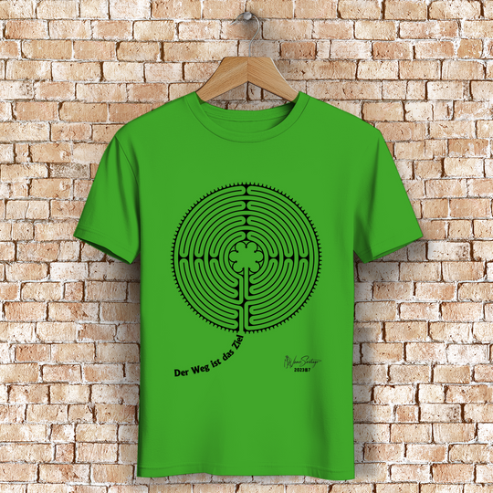 Der Weg ist das Ziel – Herren T-Shirt aus Bio-Baumwolle