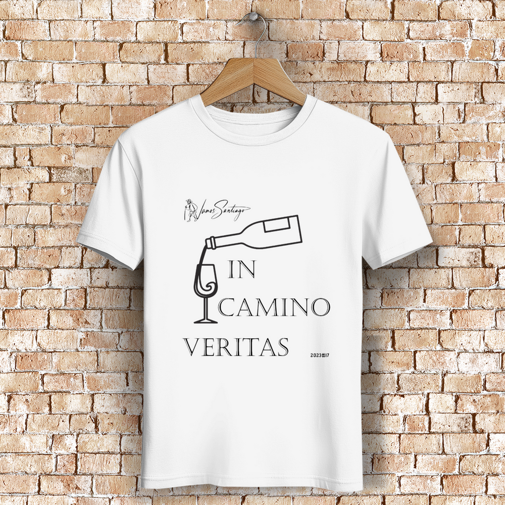 In Camino Veritas – Herren T-Shirt aus Bio-Baumwolle