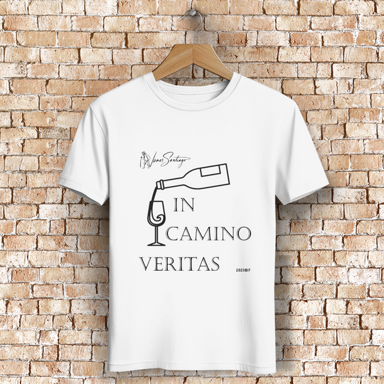In Camino Veritas – Herren T-Shirt aus Bio-Baumwolle