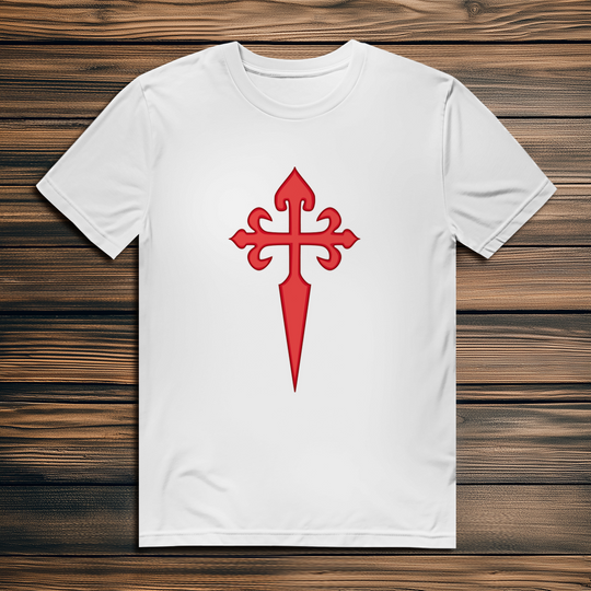 Jakobskreuz – Herren T-Shirt aus Bio-Baumwolle