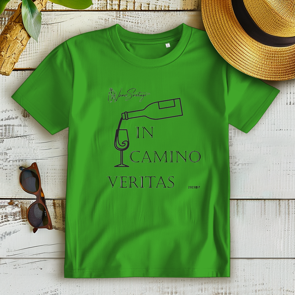 In Camino Veritas – Damen T-Shirt aus Bio-Baumwolle