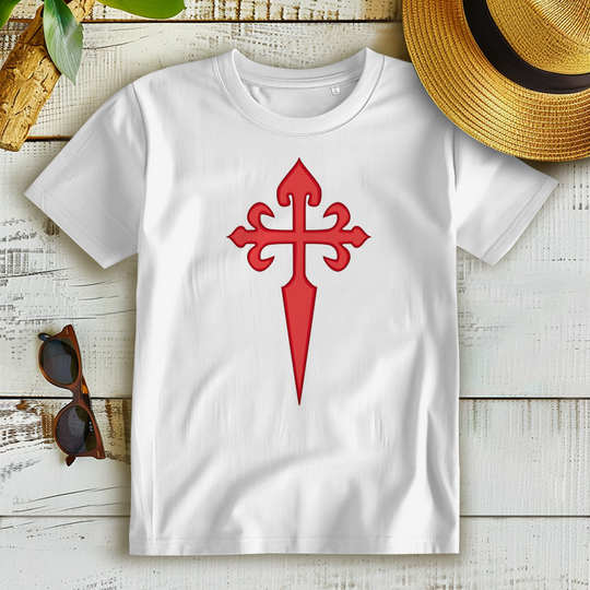 Jakobskreuz – Damen T-Shirt aus Bio-Baumwolle