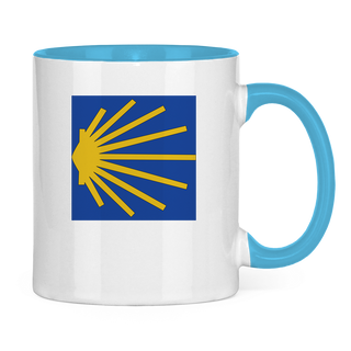 Jakobsweg Logo – 2-farbiger Kaffeebecher