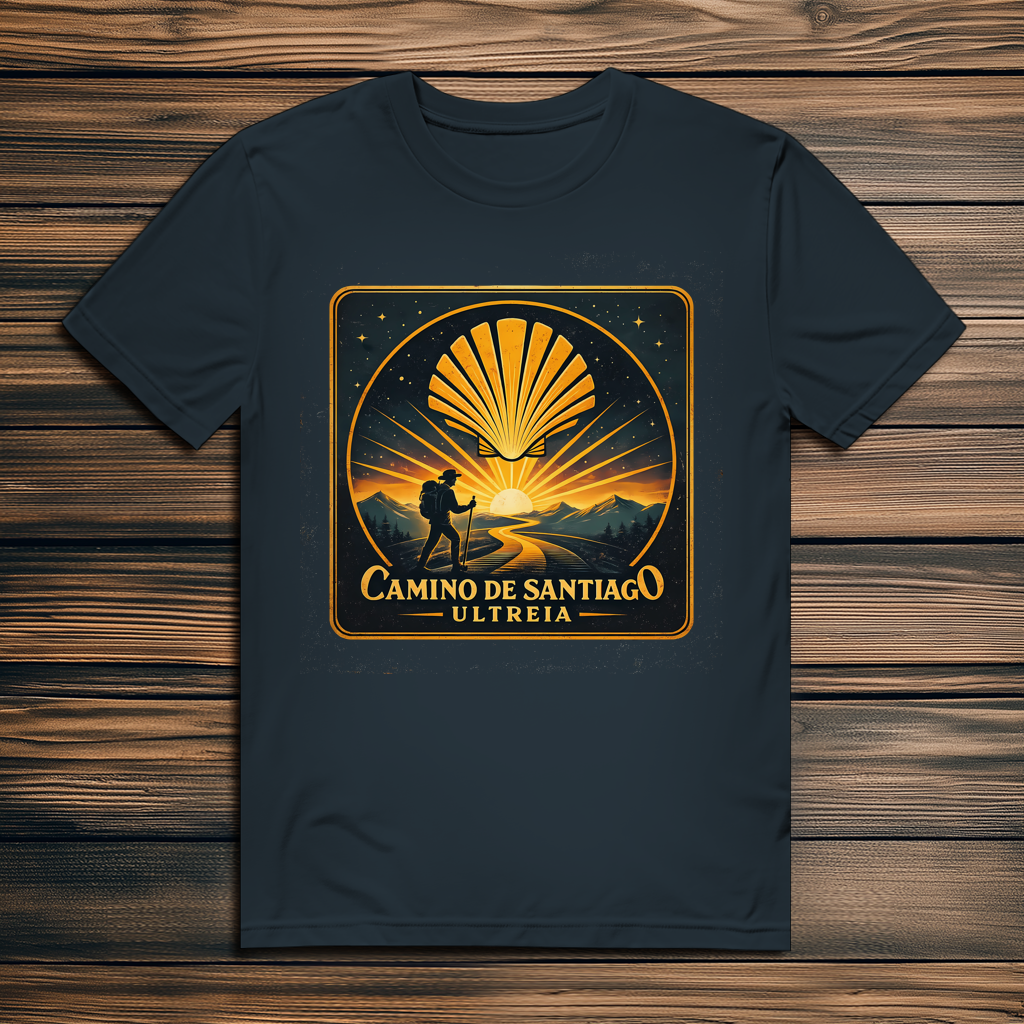 Camino de santiago - Ultreia – Herren T-Shirt aus Bio-Baumwolle