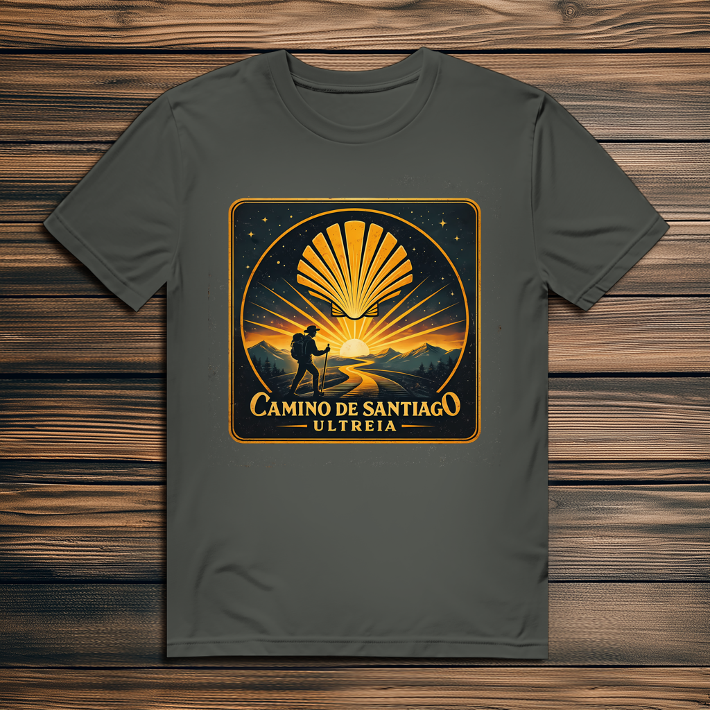 Camino de santiago - Ultreia – Herren T-Shirt aus Bio-Baumwolle