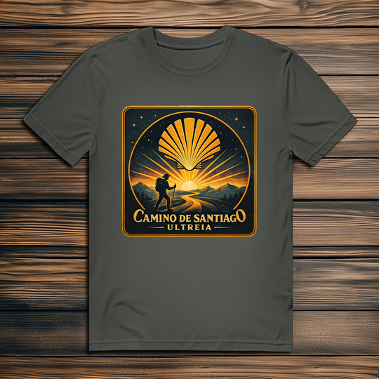 Camino de santiago - Ultreia – Herren T-Shirt aus Bio-Baumwolle
