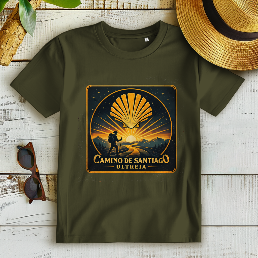 Camino de santiago - Ultreia – Damen T-Shirt aus Bio-Baumwolle