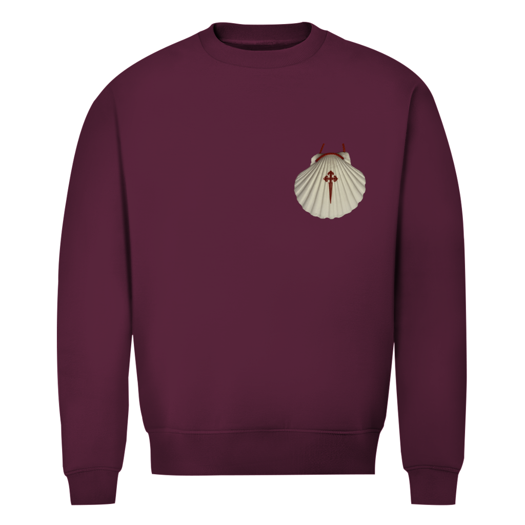 Pilgermuschel – Herren Sweatshirt aus Bio-Baumwolle