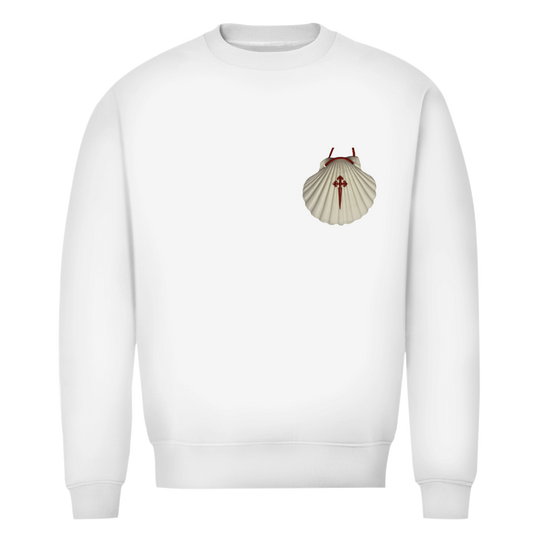 Pilgermuschel – Herren Sweatshirt aus Bio-Baumwolle