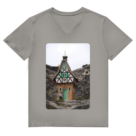 Rathaus Braighausen – Herren V-Neck T-Shirt aus Bio-Baumwolle