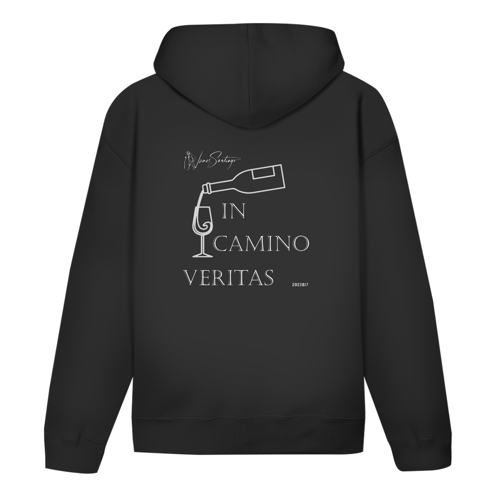 In Camino Veritas  ⨝  Der Hoodie mit Witz