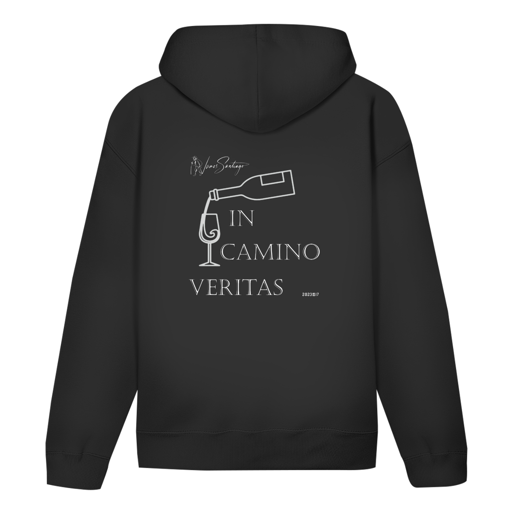 In Camino Veritas  ⨝  Der Hoodie mit Witz