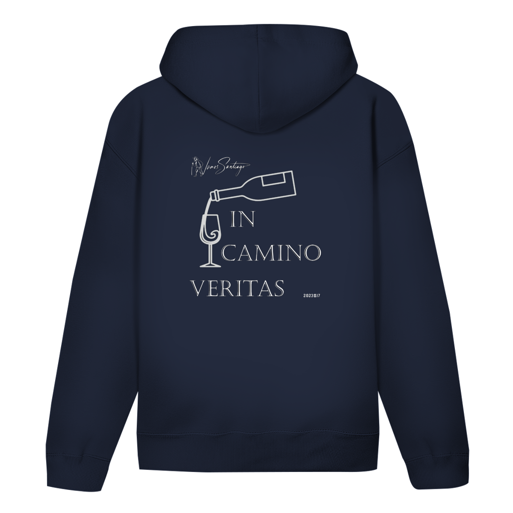In Camino Veritas  ⨝  Der Hoodie mit Witz
