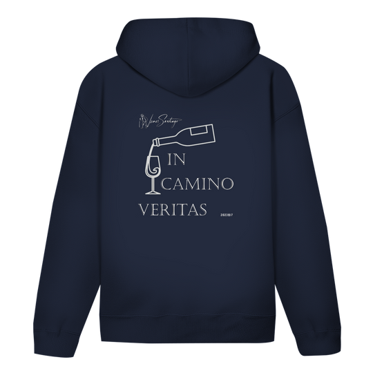 In Camino Veritas  ⨝  Der Hoodie mit Witz