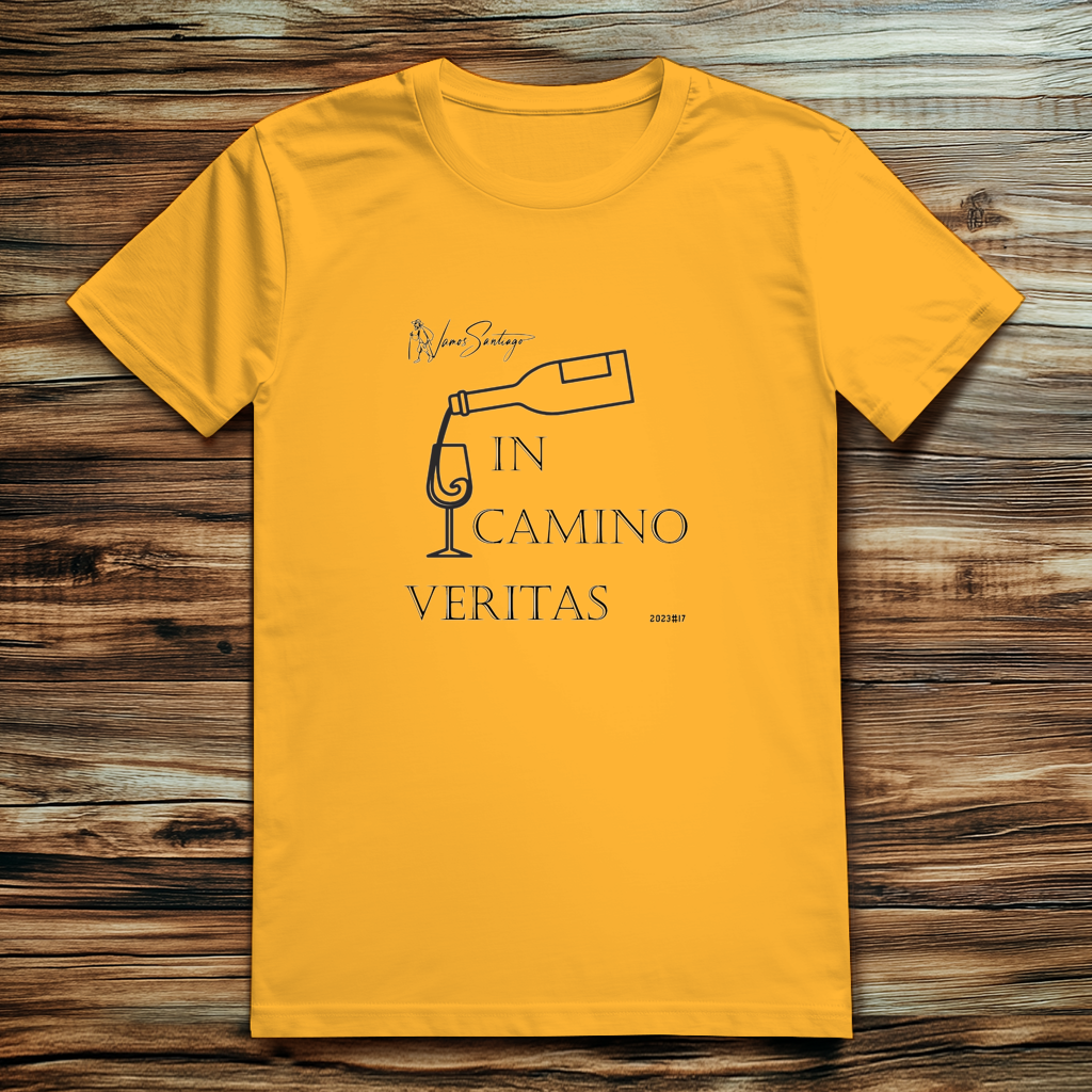 In Camino Veritas  ⨝  Das T-Shirt mit Witz