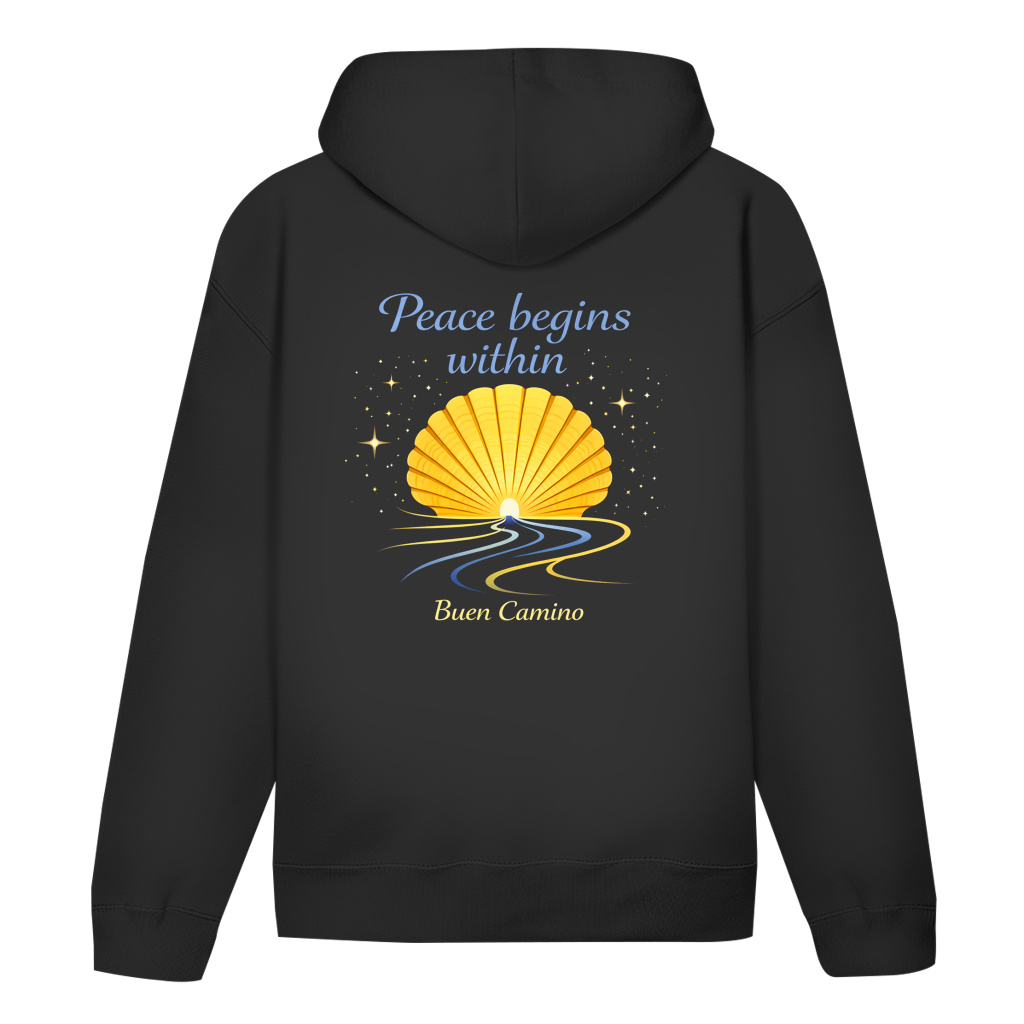 Peace begins within ⨝ Der Camino Hoodie