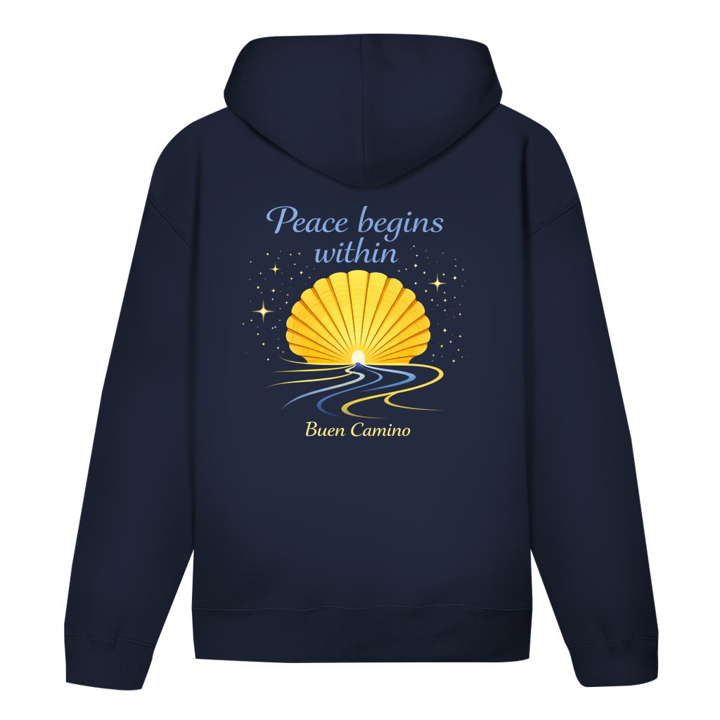 Peace begins within ⨝ Der Camino Hoodie
