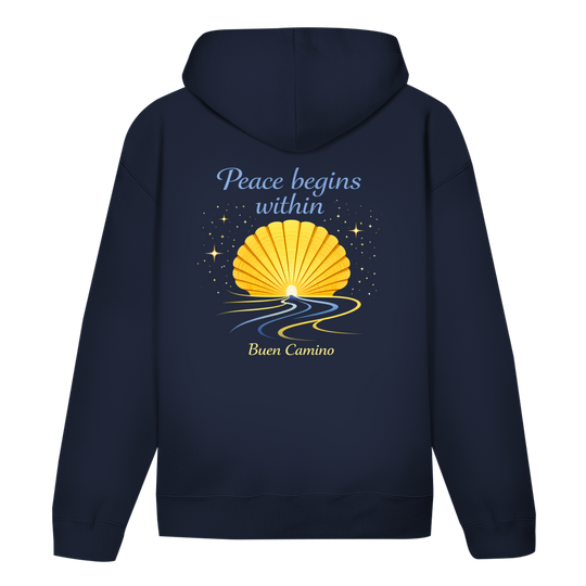 Peace begins within ⨝ Der Camino Hoodie