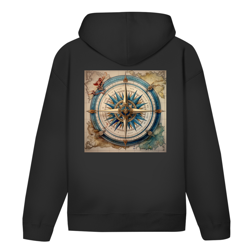Antike Windrose ⨝ Kompass Hoodie