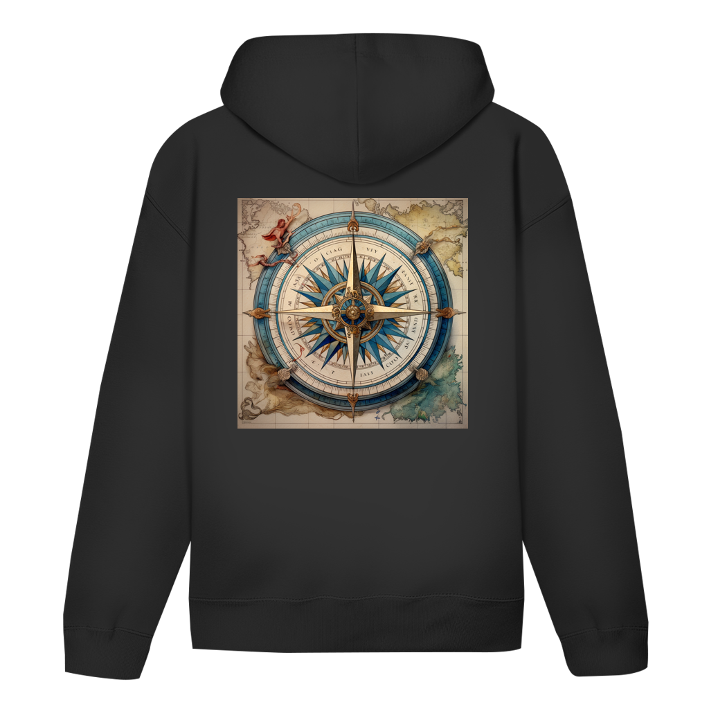 Antike Windrose ⨝ Kompass Hoodie