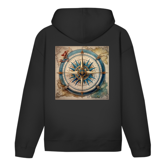 Antike Windrose ⨝ Kompass Hoodie