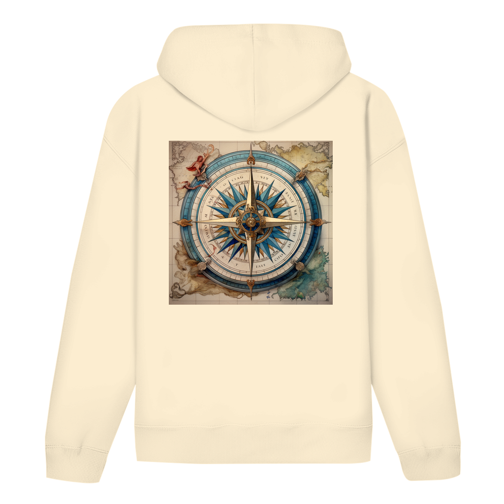 Antike Windrose ⨝ Kompass Hoodie