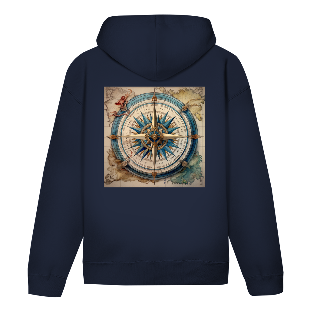 Antike Windrose ⨝ Kompass Hoodie
