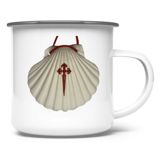 Pilgermuschel ⨝ Emaille-Tasse