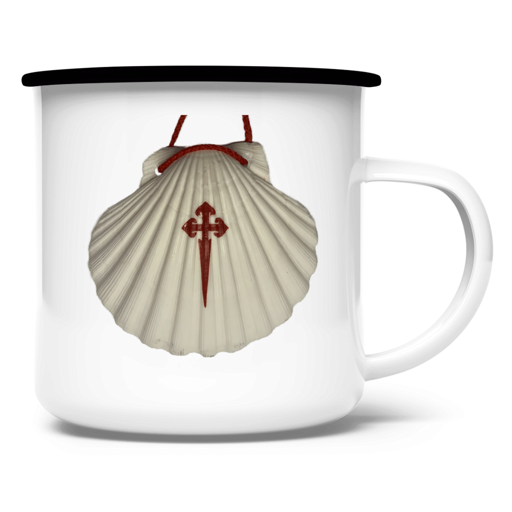 Pilgermuschel ⨝ Emaille-Tasse