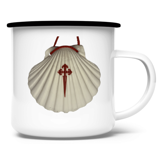 Pilgermuschel ⨝ Emaille-Tasse