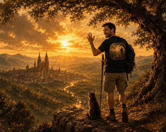 Catwalk to Santiago ⨝ Das Monte do Gozo T-Shirt