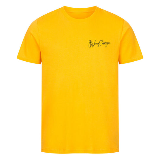 Der_Camino_beginnt_vor_meiner_Haust_r_-_Herren_T-Shirt_-_gelb_-_Vorderseite