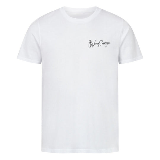 Der Camino beginnt vor meiner Haustür - Herren T-Shirt - weiß- Vorderseite